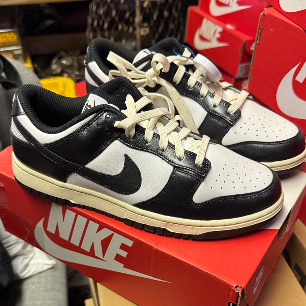 Nike dunk low vintage panda